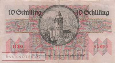 Österreich - 10  Schilling (#122_F)