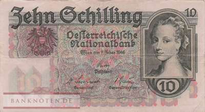 Österreich - 10  Schilling (#122_F)