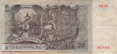 Österreich - 20  Schilling (#129a_VG)