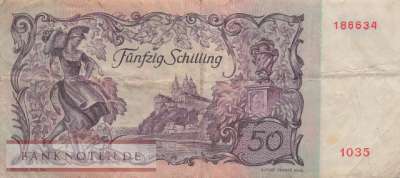 Österreich - 50  Schilling (#130_F)
