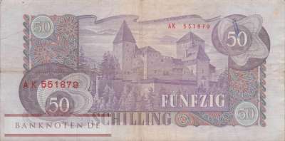 Österreich - 50  Schilling (#137_VF)
