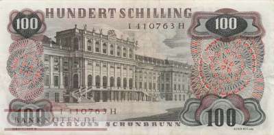 Österreich - 100  Schilling (#138a-2_VF)