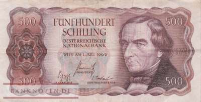 Österreich - 500  Schilling (#139_VF)
