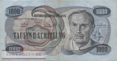 Österreich - 1.000  Schilling (#141a_VF)