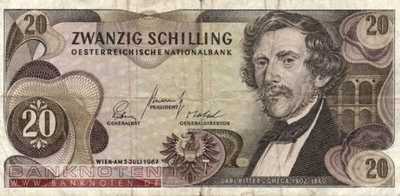 Austria - 20  Schilling (#142a_F)