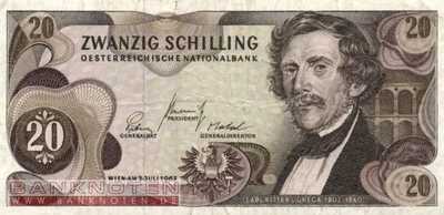 Austria - 20  Schilling (#142a_VF)
