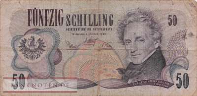Österreich - 50  Schilling (#143a_VG)