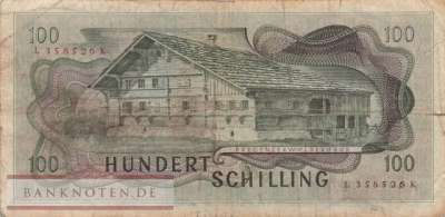 Österreich - 100  Schilling (#145a_VG)