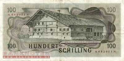 Österreich - 100  Schilling (#146a_VF)