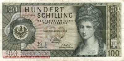 Austria - 100  Schilling (#146a_F)