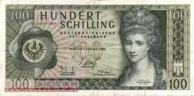 Austria - 100  Schilling (#146a_VF)