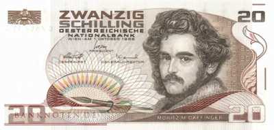 Austria - 20  Schilling (#148_UNC)