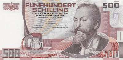 Österreich - 500  Schilling (#151_UNC)