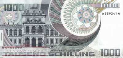 Österreich - 1.000  Schilling (#152a_UNC)