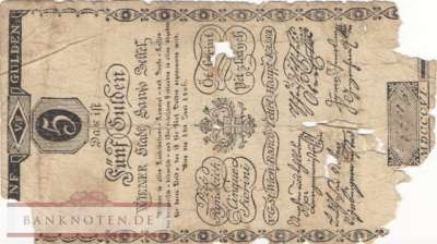 Österreich - 5  Gulden (#A038a_P)