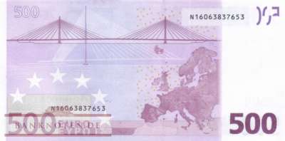 Österreich - 500  Euro (#E019An-F007_UNC)