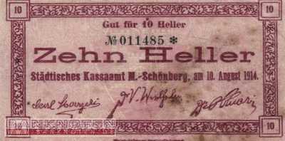 Mährisch Schönberg - 10  Heller (#KUK088a_F)