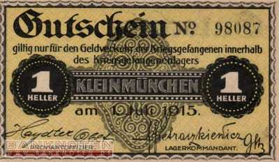 Kleinmünchen - 1  Heller (#LG025_1a-5_UNC)