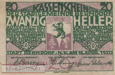 Berndorf - 20  Heller (#NG0083a-1_VF)