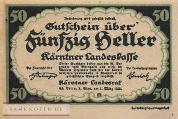 Austria - Kärnten - 50  Heller (#S108_AU)