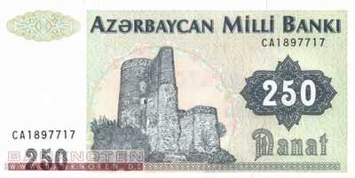 Azerbaijan - 250  Manat (#013b_UNC)