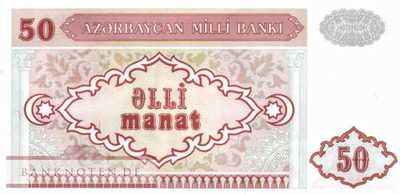 Azerbaijan - 50  Manat (#017a_UNC)