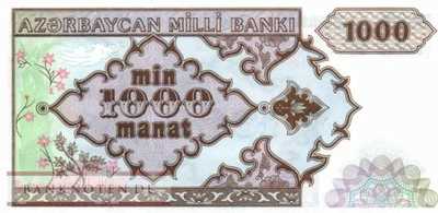 Azerbaijan - 1.000  Manat (#020a_UNC)