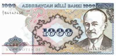 Azerbaijan - 1.000  Manat (#020a_UNC)