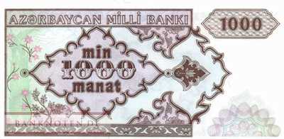 Azerbaijan - 1.000  Manat (#020b_UNC)