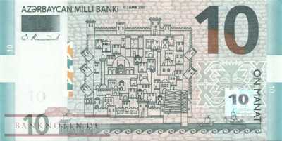 Azerbaijan - 10  Manat (#027_UNC)