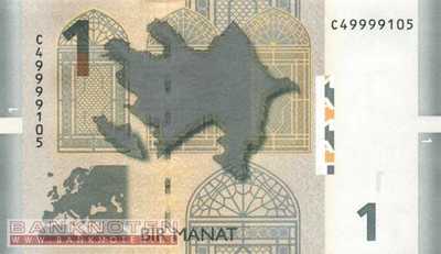 Azerbaijan - 1  Manat (#031a_UNC)