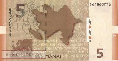 Azerbaijan - 5  Manat (#032a_UNC)