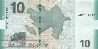 Azerbaijan - 10  Manat (#033a_UNC)