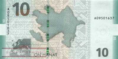 Aserbaidschan - 10  Manat (#033a_UNC)