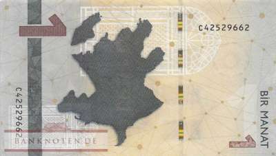 Aserbaidschan - 1  Manat (#038b_UNC)