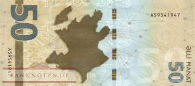 Aserbaidschan - 50  Manat (#042-20_UNC)