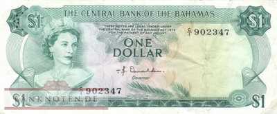 Bahamas - 1  Dollar (#035a-2_VF)