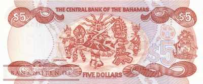 Bahamas - 5  Dollars (#045b_UNC)