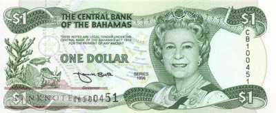 Bahamas - 1  Dollar (#057a_UNC)