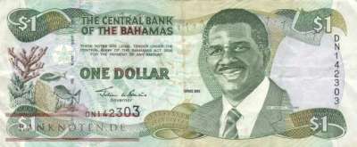 Bahamas - 1  Dollar (#069_VF)