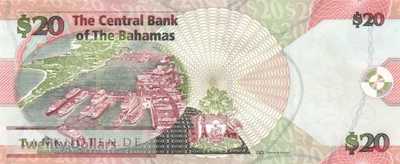 Bahamas - 20  Dollars (#074Aa_UNC)