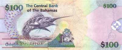 Bahamas - 100  Dollars (#076a_UNC)