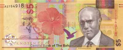 Bahamas - 5  Dollars (#078A_UNC)