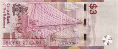 Bahamas - 3  Dollars (#078_UNC)