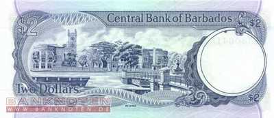 Barbados - 2  Dollars (#030a_UNC)