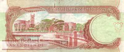 Barbados - 50  Dollars (#040_F)