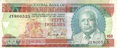 Barbados - 50  Dollars (#040_F)