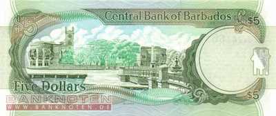 Barbados - 5  Dollars (#055_UNC)