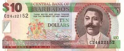 Barbados - 10  Dollars (#062_UNC)