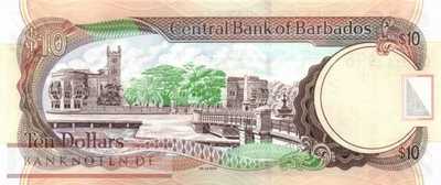 Barbados - 10  Dollars (#068c_UNC)